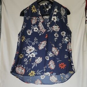 Jones New York Floral Sleeveless Top